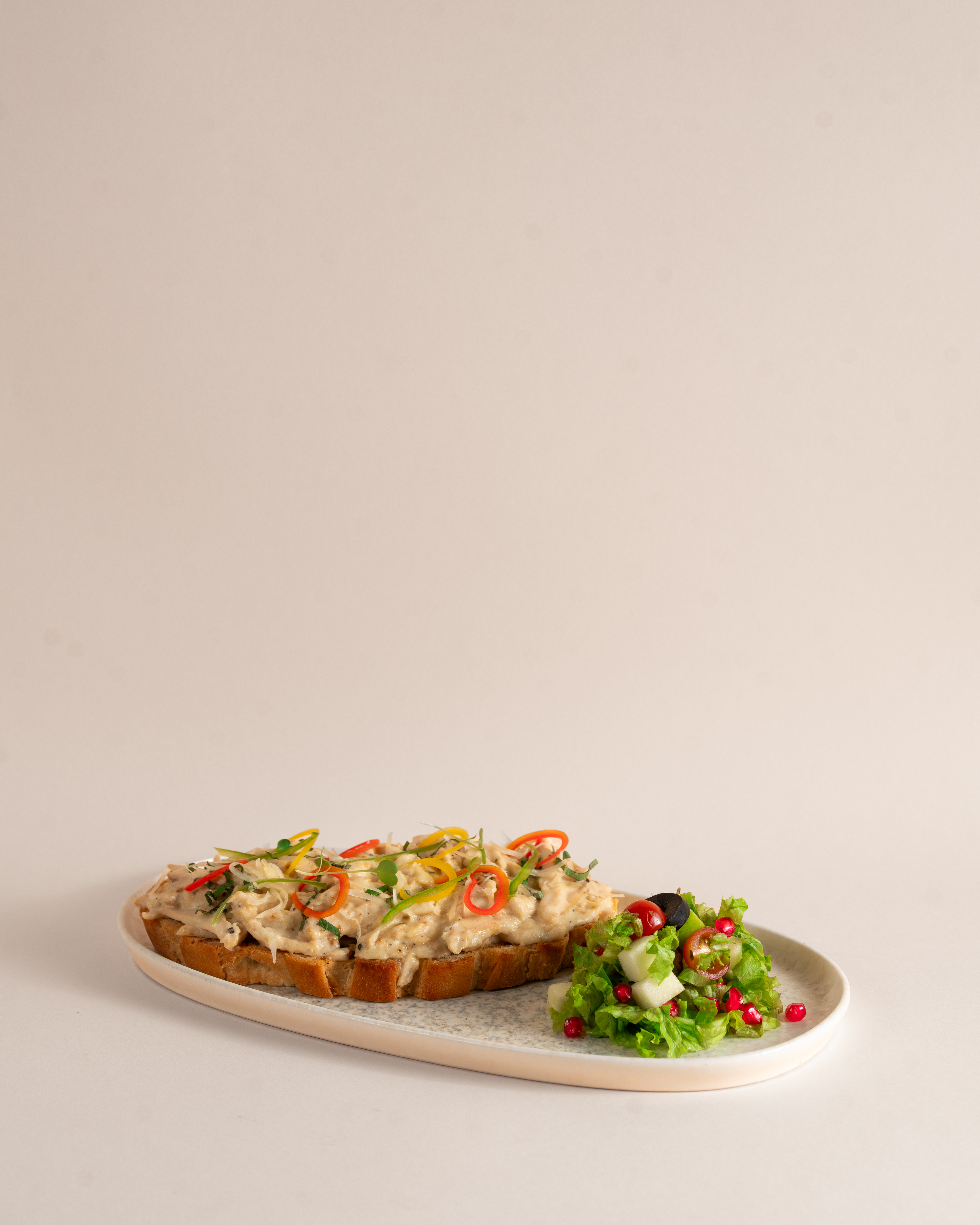 Creamy Chicken Toast