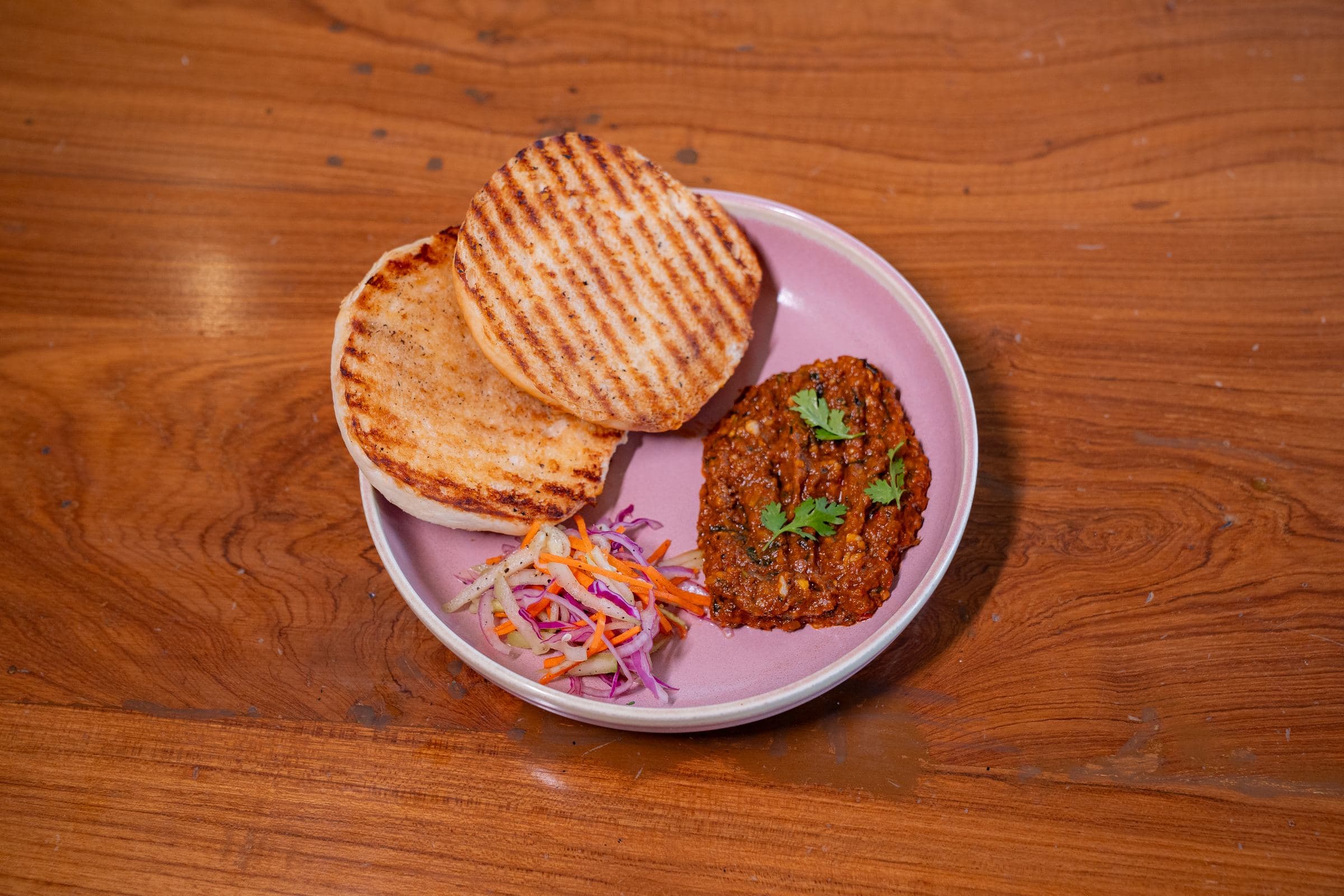 Desi Kheema Potato Bun