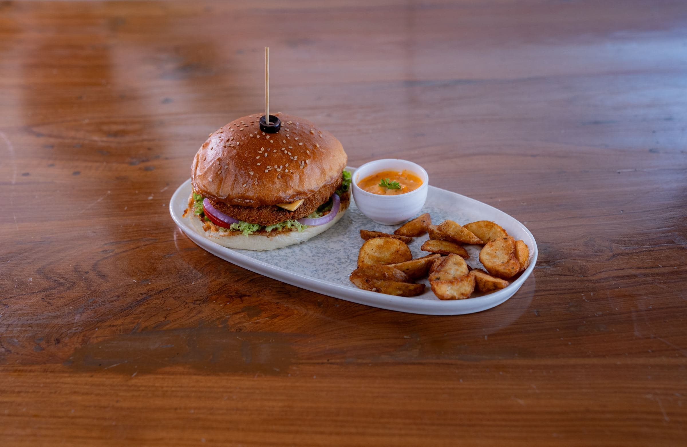 Spiced Cottage Cheeseburger