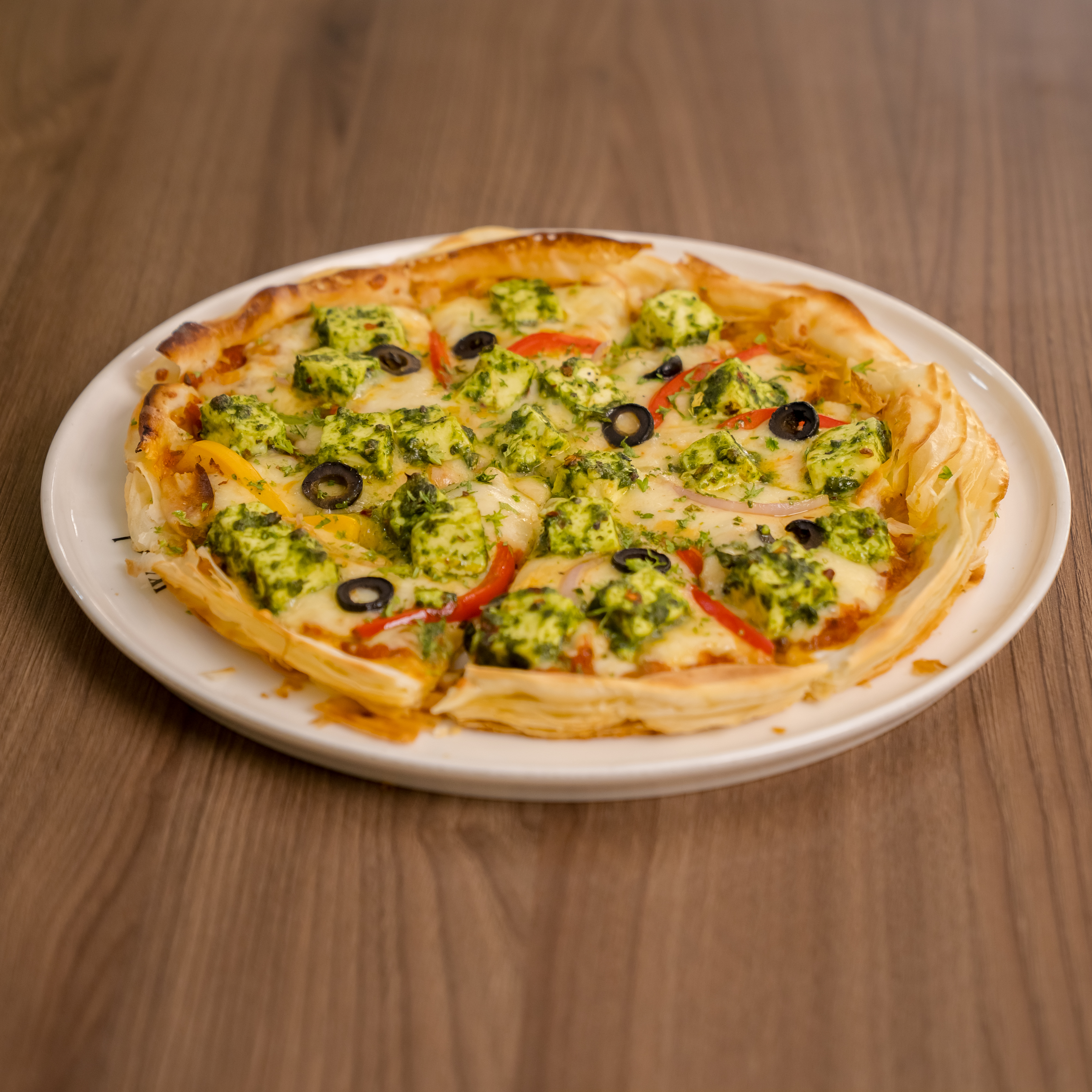 Pesto Paneer Pizza