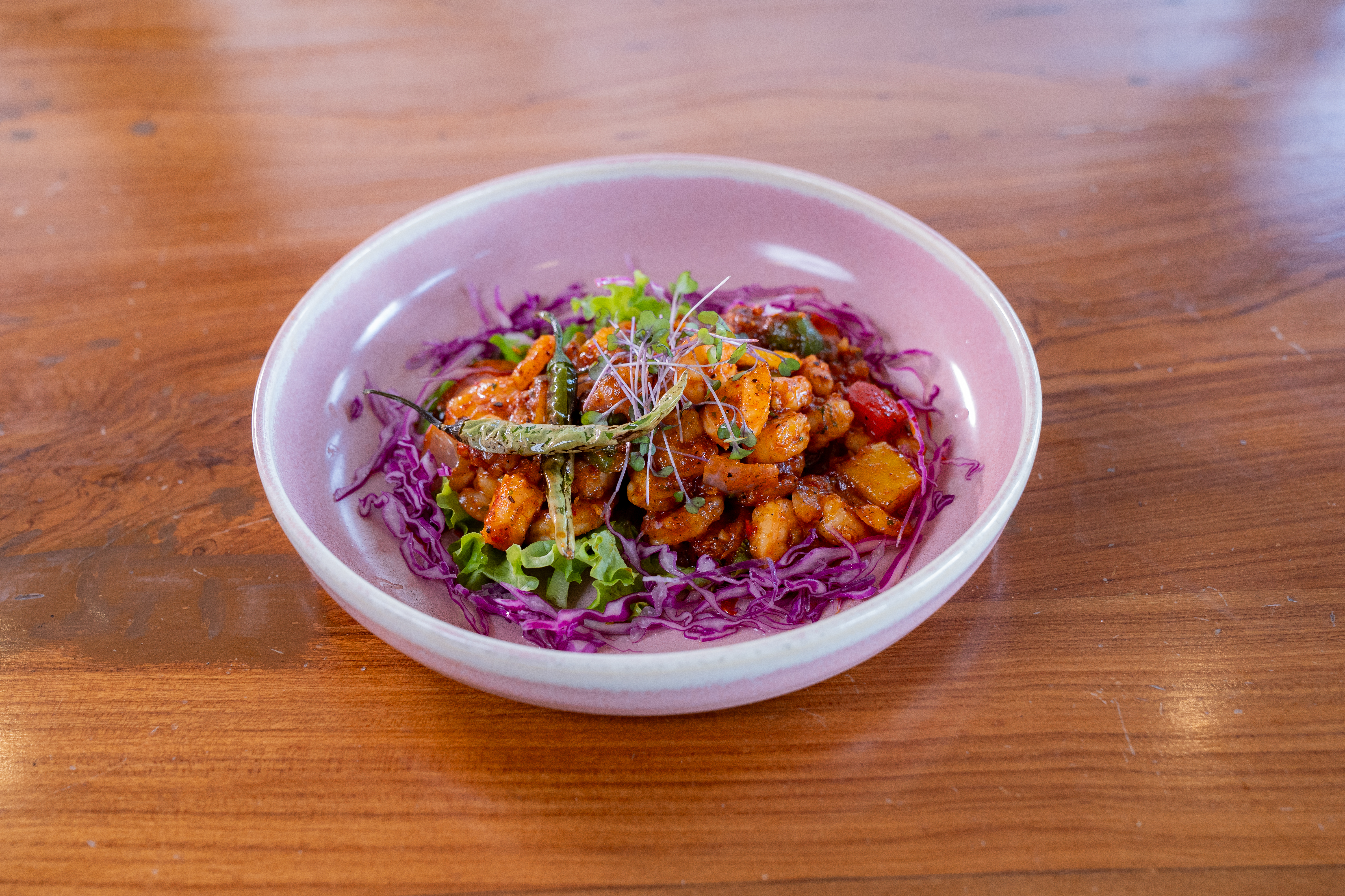 Chilli Garlic Shrimps