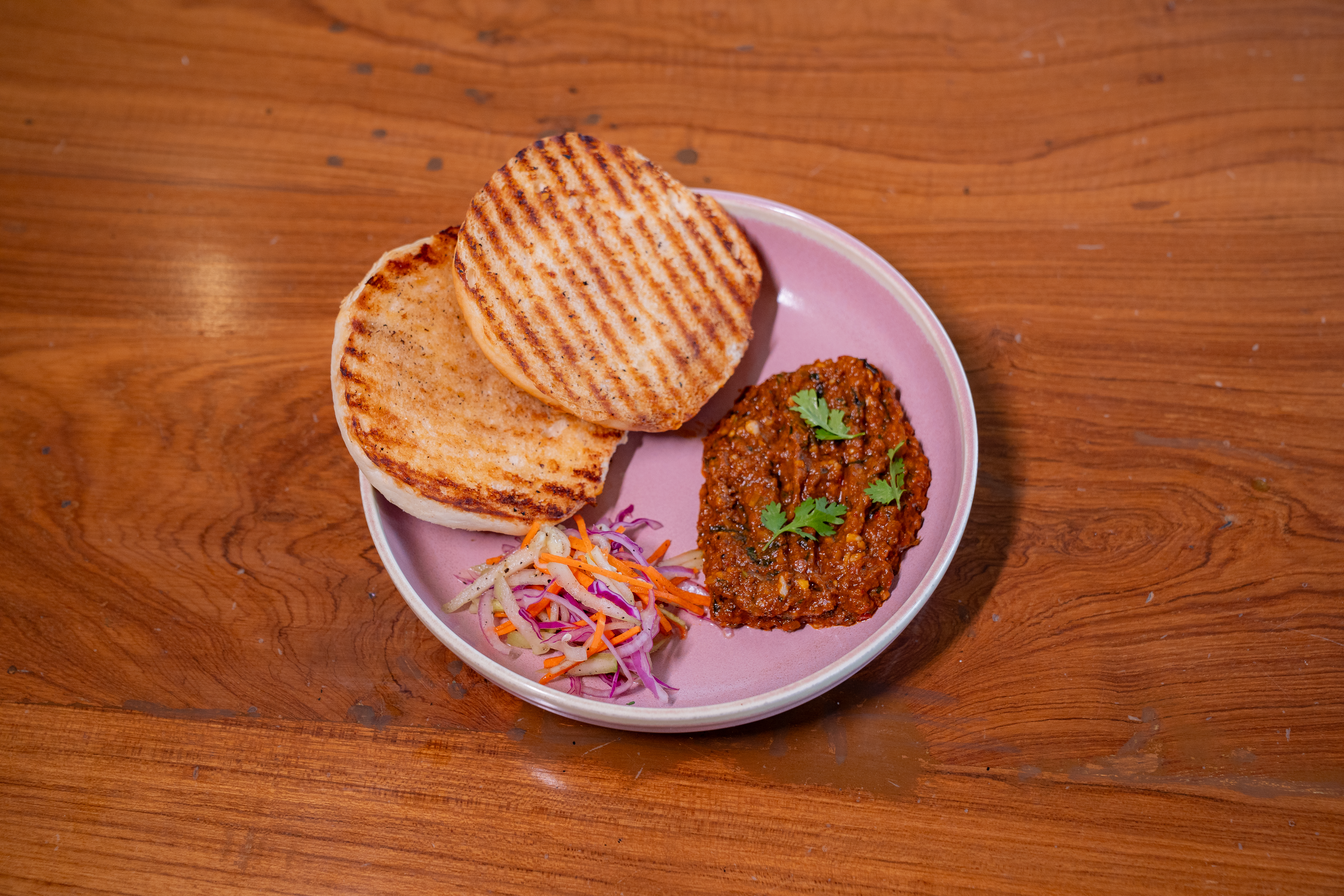 Desi Kheema Potato Bun