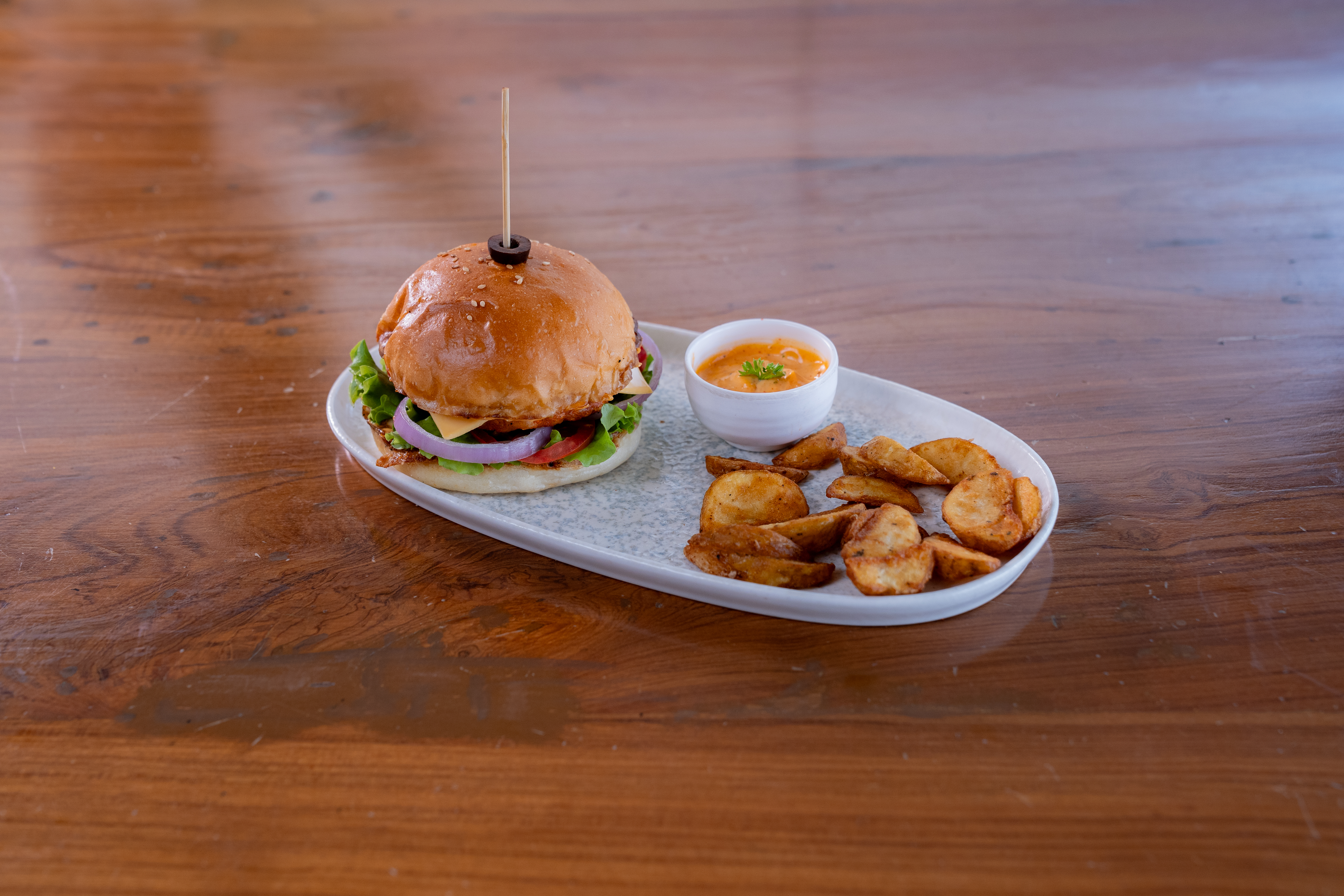 Italian Chicken Cheeseburger
