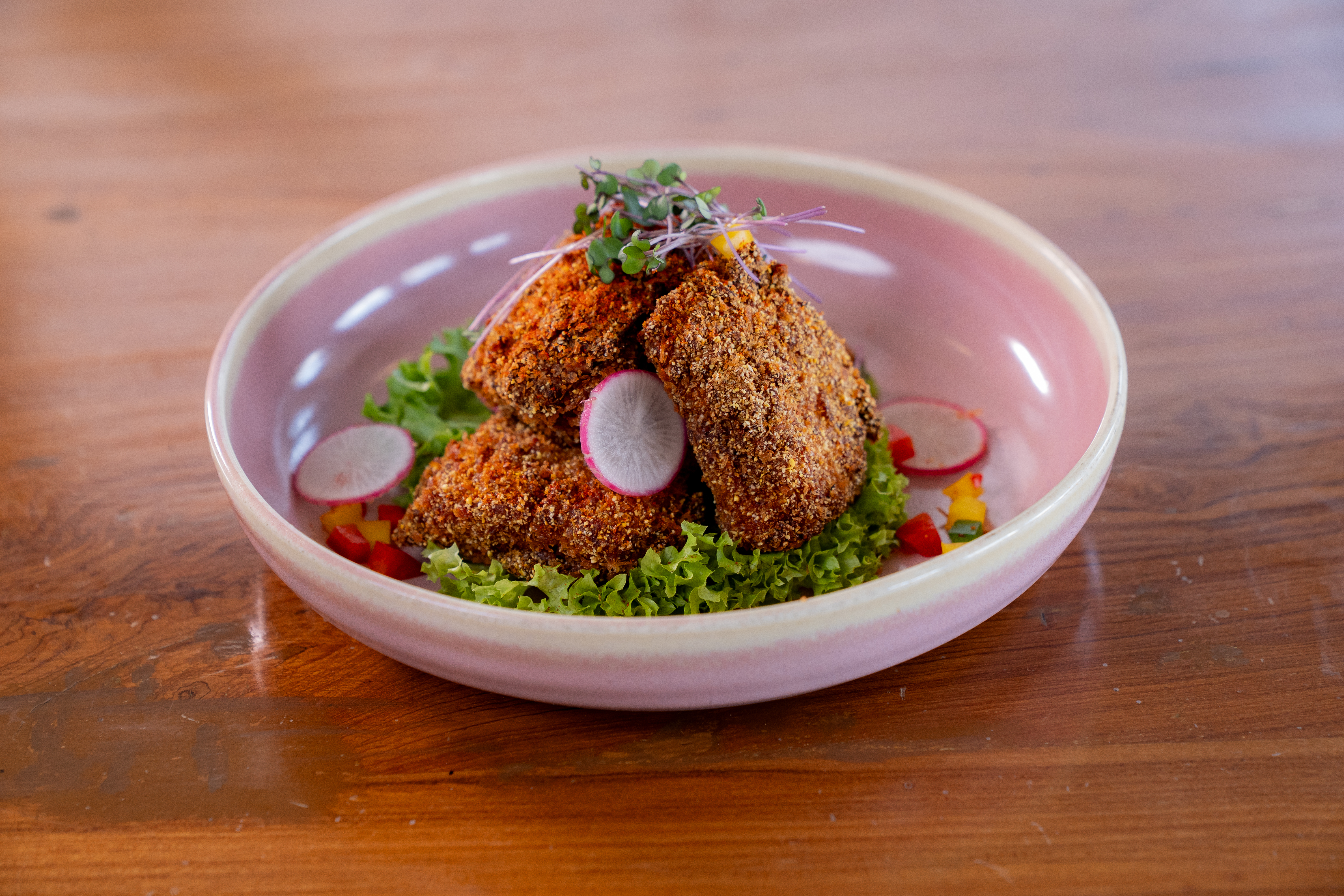 Polenta Fried Fish