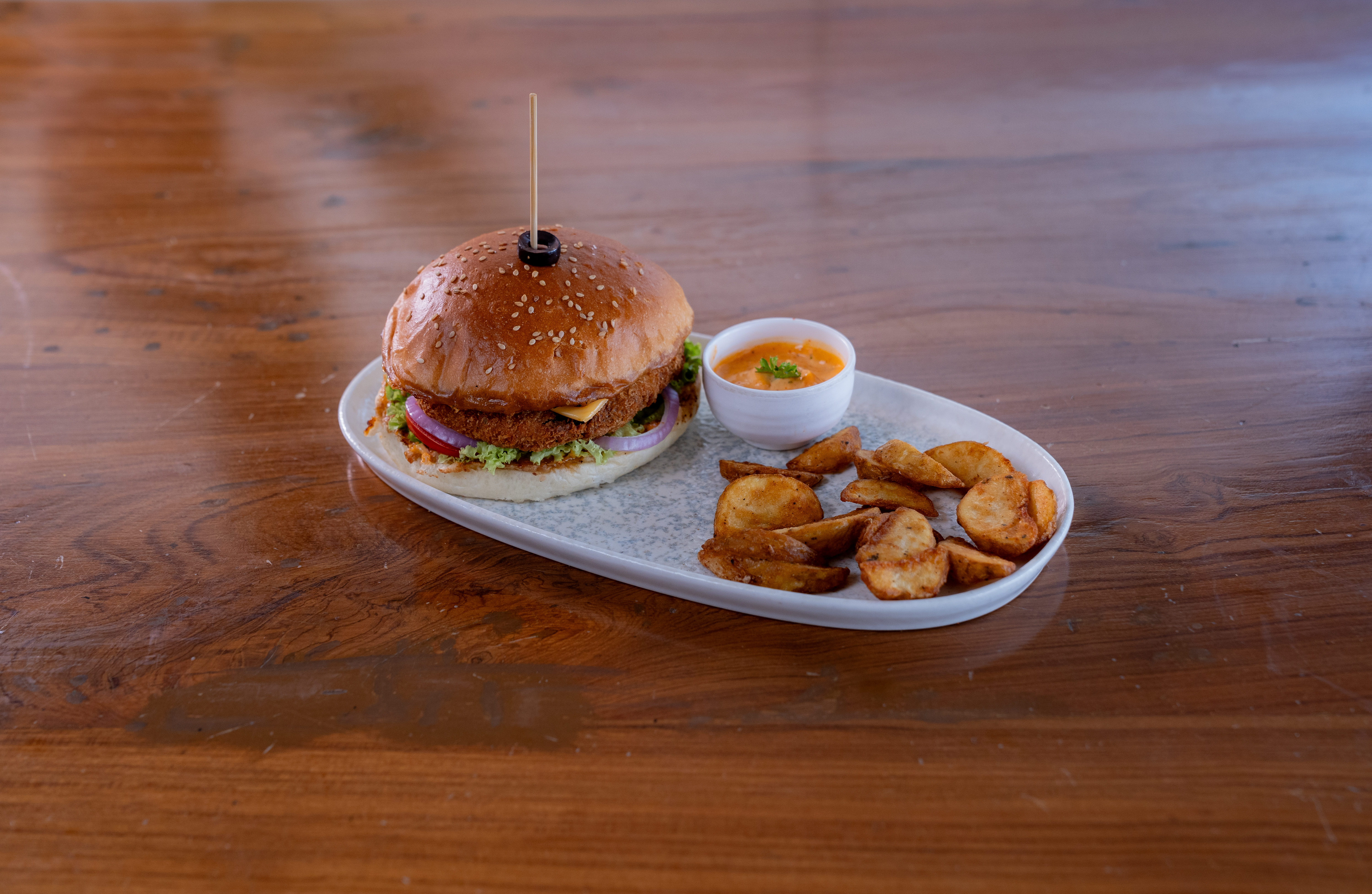 Spiced Cottage Cheeseburger